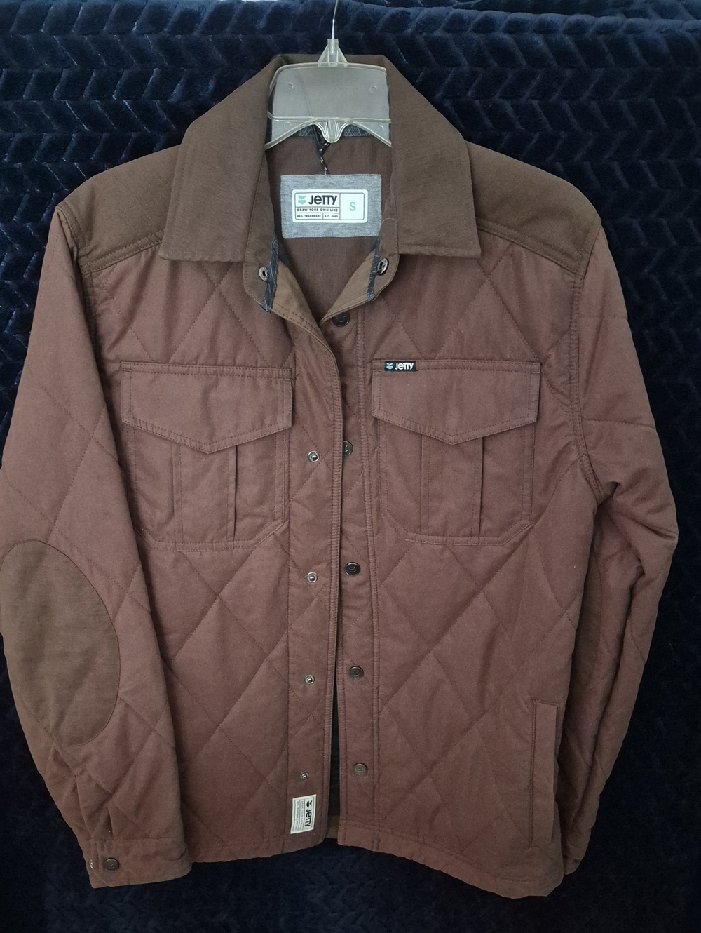 Quilted Brown Men's Jacket